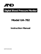 A&D UA-782 User manual