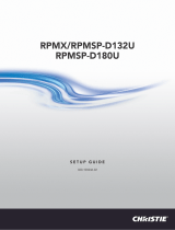 Christie RPMX-D132U User manual