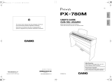 Casio PX-780M User manual