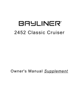 Bayliner 2452 Classic Cruiser Owner's manual