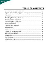 Acer H274HL Operating instructions