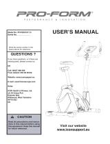 ProForm 890e W/hand Pulse User manual