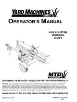 Yard Machines 560 Owner's manual