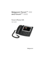 BELGACOM Forum 5000 User manual