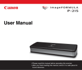 Canon imageFORMULA User manual