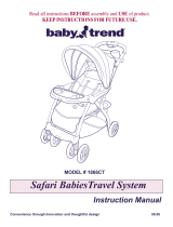 Baby Trend Safari Babies Travel System Owner's manual
