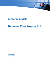 ACRONIS True Image 8.0 Home User manual