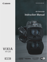 Canon VIXIA HF G30 User manual