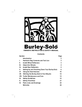 Burley Solo Owner's manual
