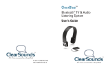 ClearSounds CLTVBT Owner's manual