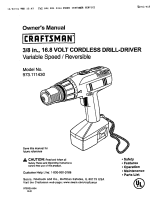 Craftsman 973.111430 User manual