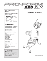 Pro-Form PFEVEX73012.1 User manual