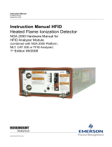 Rosemount NGA 2000 HFID Analyzer Module Hardware Owner's manual