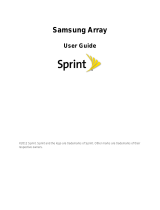 Samsung Array Sprint User guide