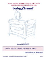 Baby Trend Nursery Center Owner's manual