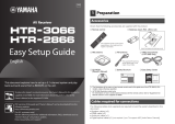 Yamaha HTR-3066 Installation guide