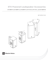 Electro-Voice ETX Powered Loudspeaker Hardware Accessory Owner's manual