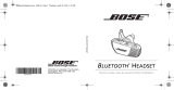 Bose BLUETOOTH HEADSET 2 SERIES Owner's manual