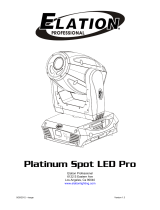 Elation PLATINUM SPOT LED II User manual