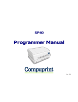 Compuprint SP40 User manual