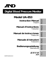 AND UA-853 User manual