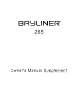 Bayliner 2006 265 Cruiser Owner's manual