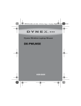 Dynex DX-PWLMSE - Wireless Optical USB Laptop Mouse User manual