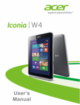 Acer Iconia W4-820 Operating instructions
