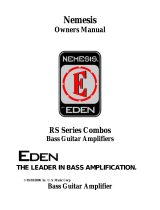 Eden Nemesis RS210 Owner's manual