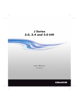 Christie J series 2.4kW User manual
