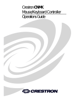 Crestron CNMK User manual