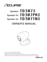 Eclipse TD307PAII Owner's manual