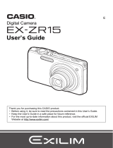 Casio EX-ZR15 User manual