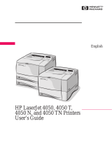 HEWLETT PACKARD Laserjet 4050 T User manual