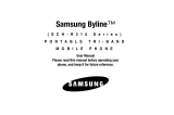 Samsung SCH-R310 User manual