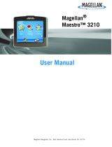 Magellan Maestro 3210 User manual
