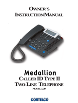 Cortelco Medallion 3220 User manual