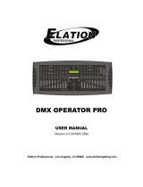 Elation DMX OPERATOR User manual