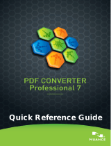 Nuance PDF Converter 7.0 Professional Reference guide