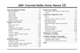 Chevrolet 2009 Malibu User manual