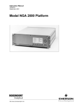 Rosemount NGA 2000 Platform SW 3.6-Rev A Owner's manual