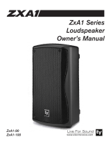 Electro-Voice ZXA1-90B User manual