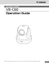 Canon Vb-C60 - Ptz Network Camera User manual