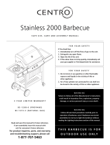 Centro Barbecue 2000 Safe use, care and assembly manua Owner's manual