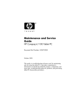 HP Compaq TC1000 Series User manual