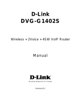 Dlink DVG-G1402S - Wireless Broadband VoIP Router User manual