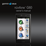Garmin G60 User manual