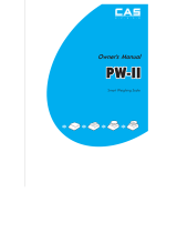 CAS PW II Owner's manual