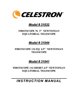 Celestron FirstScope 76EQ User manual