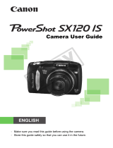 Canon SX120IS User manual